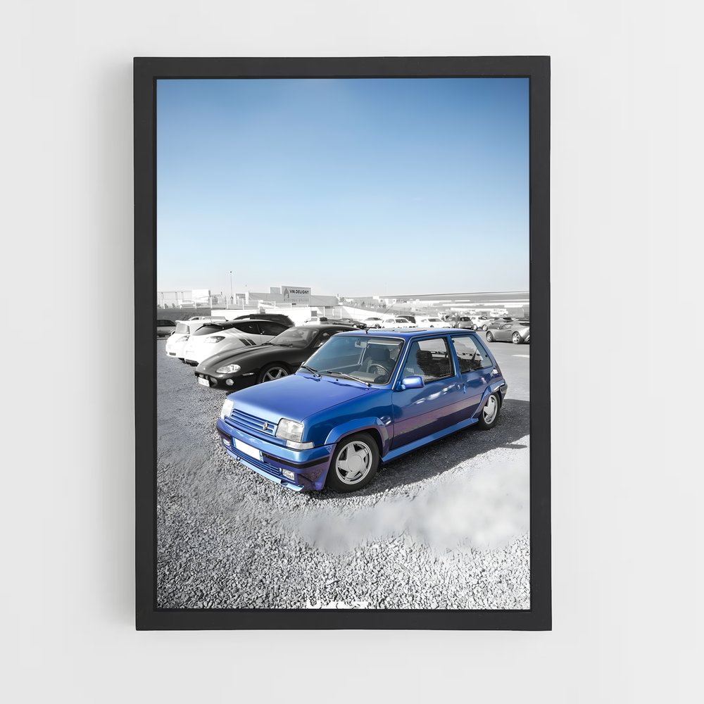 Poster Turbo Blue Dream – affiche Renault (vue 2)